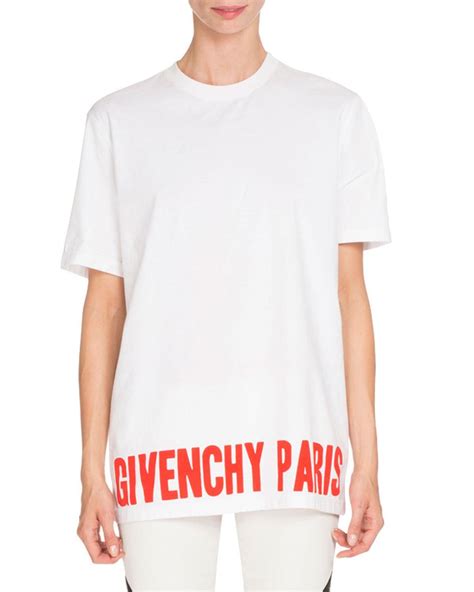 givenchy sample tee shirts|Givenchy graphic crewneck t shirt.